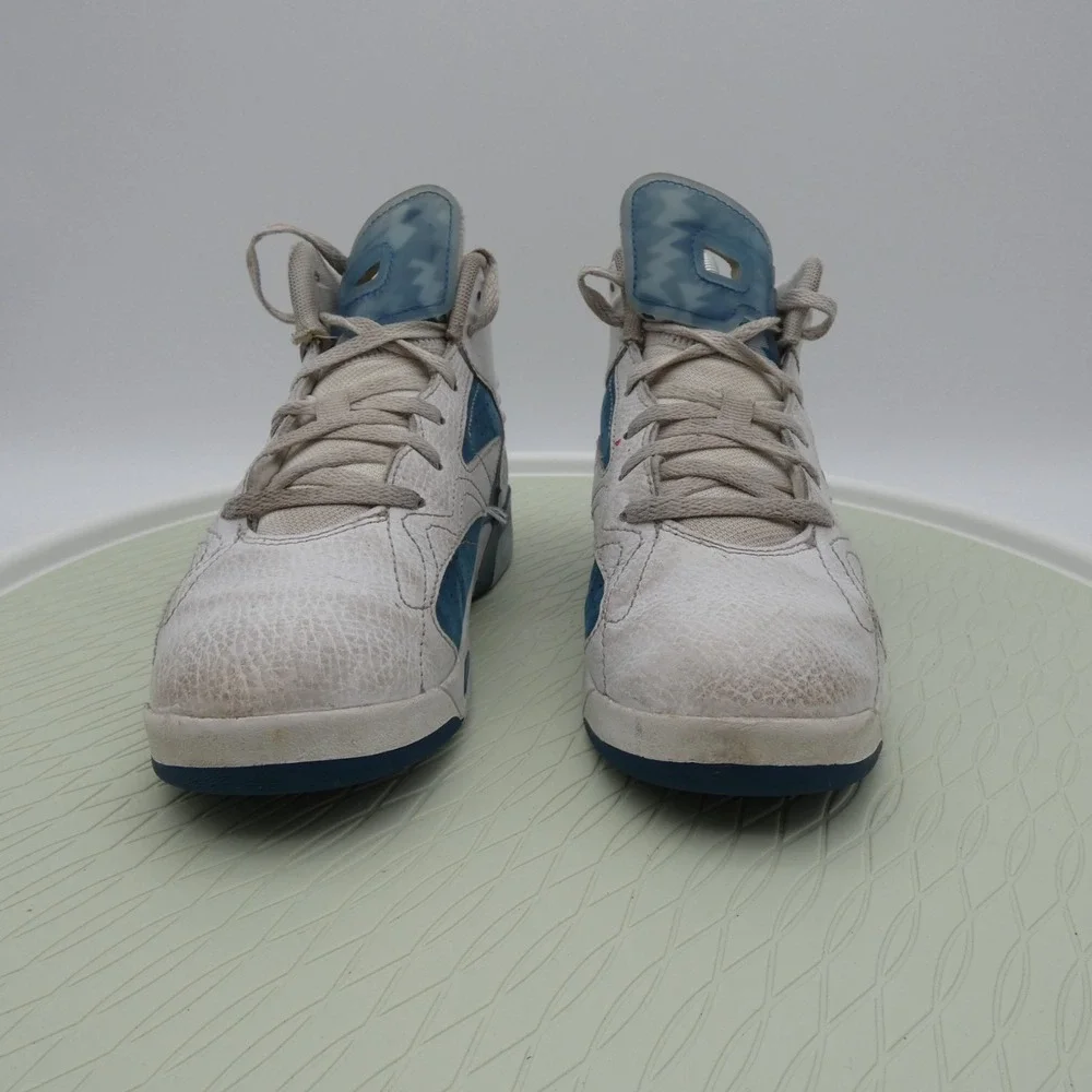 Jordan Jumpman MVP DZ5578-101 Kids US 3 Basketball Shoes White Blue Sneakers